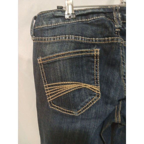 DECREE Women's Juniors Super Skinny Distressed Low Rise Denim Blue Jeans-Size 7 - Picture 11 of 13